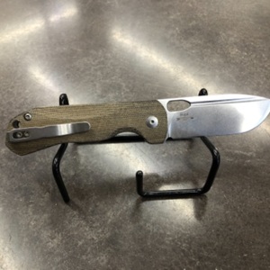 Kizer Cutlery Vanguard Bugai Folding Knife 3.11" 154CM Satin Drop Point Blade