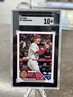 TOPPS SHOHEI OHTANI PITCHING 2023 #17 - 2023 SGC 10