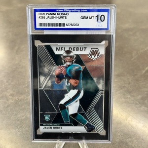 PANINI 2020 PANINI MOSAIC #265 JALEN HURTS GEM MT 10