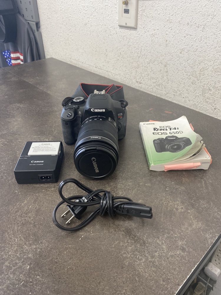 CANON EOS REBEL T4i DIGITAL CAMERA WITH 18135MM LENS, BATTERY, CHARGER Lambert Pawn Shop