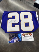 SIGNED AND AUTHENTICATED ADRIAN PETERSON #28 MINNESOTA VIKINGS REEBOK COA