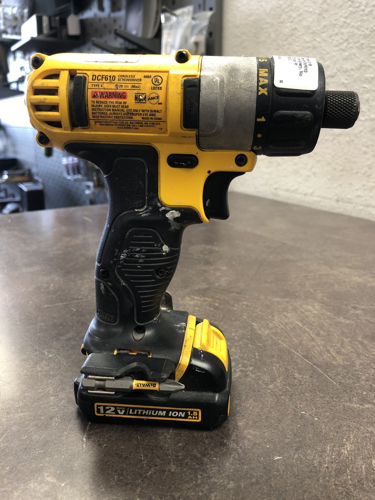 DEWALT 12V DCF610 Cordless Screwdriver w/ 12v 1.5AH Battery Lambert