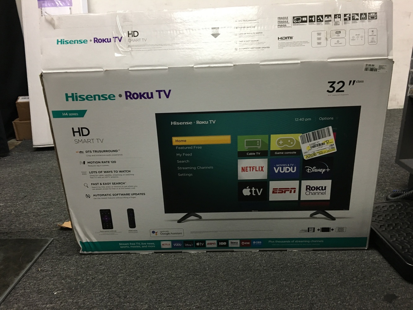 Hisense 32h4030f1 32in TV with Roku | Lambert Pawn Shop