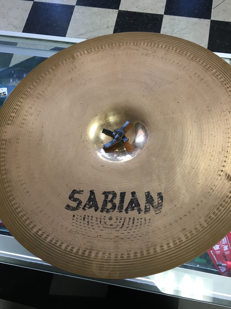 SABIAN B8 PRO 18" MARCHING CRASH CYMBALS WITH STRAPS Lambert Pawn Shop