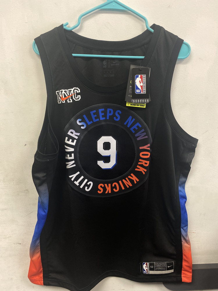 New York Knicks NBA Basketball 2021 City Edition Jersey - RJ Barret (XL ...