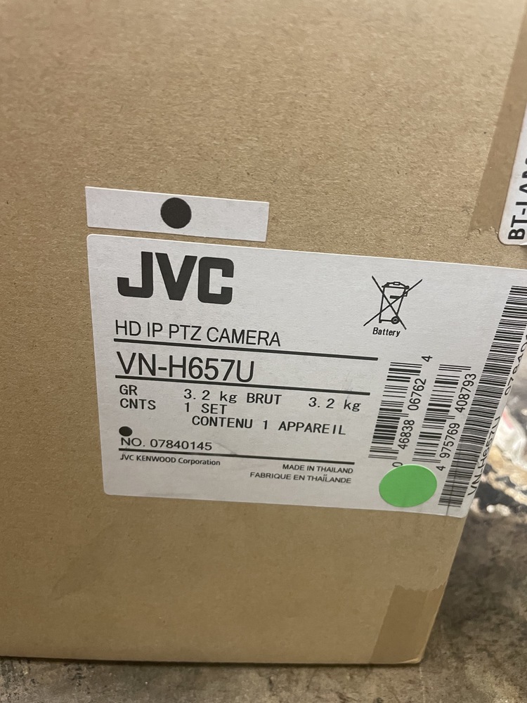 JVC VN-H657U 1080p 18x OPTICAL 360° HD IP PTZ Indoor Security Camera NEW OTHER