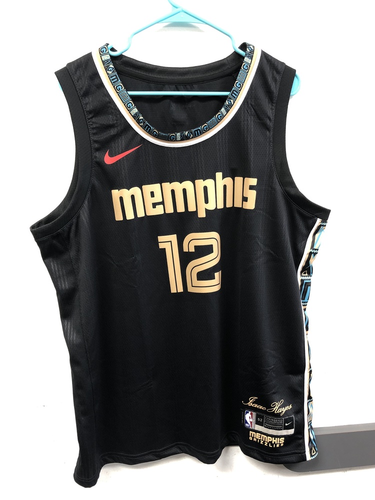 Memphis Grizzlies 2021 City Edition Ja Morant Isaac Hayes NBA Swingman