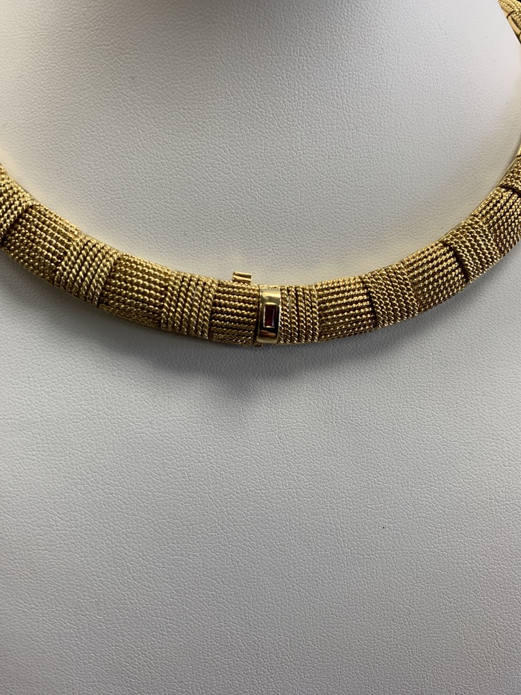  Roberto Coin Opera Collection Collar Necklace 18kyg 96.60g