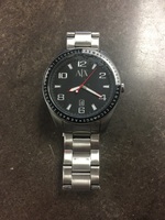 ARMANI EXCHANGE ZACHARO AX1303 MENS SOLID STAINLESS STEEL WATCH 