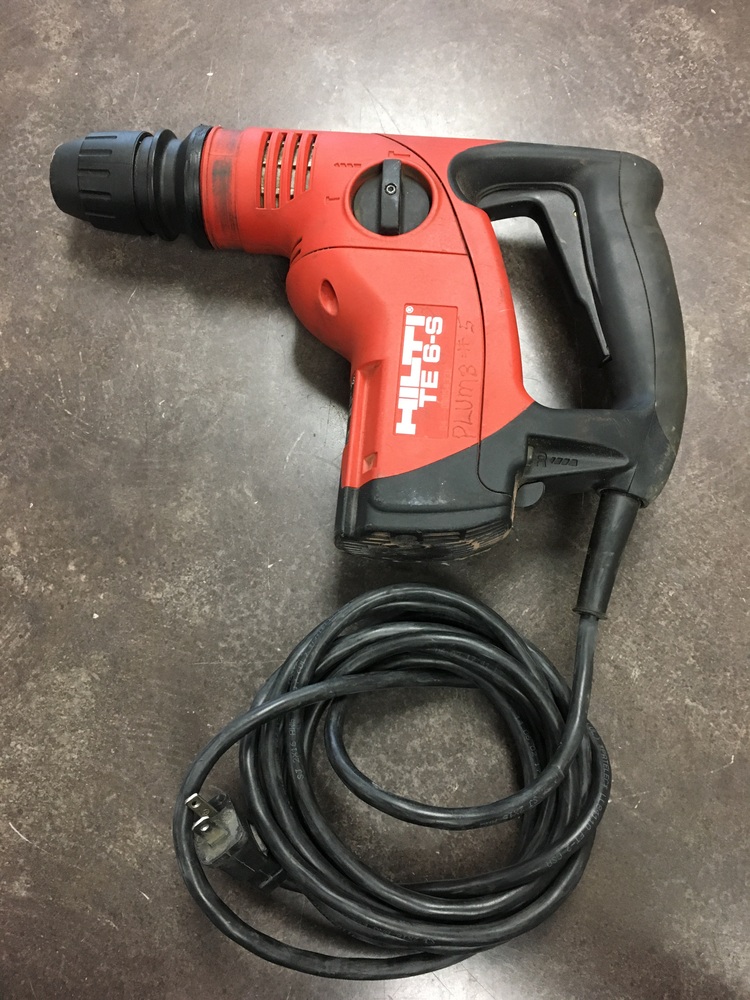 HILTI TE6-S CORDED ROTARY HAMMER DRILL HARD CASE, BITS | Lambert Pawn Shop