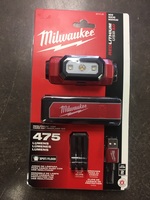 MILWAUKEE 2111-21 RED LITHIUM USB3.0 HARDHAT HEAD LAMP KIT