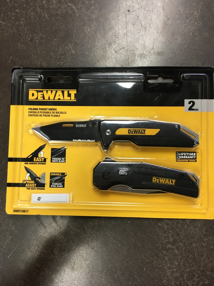 DEWALT DWHT10617 FOLDING POCKET KNIVES 2PIECE SET Lambert Pawn Shop