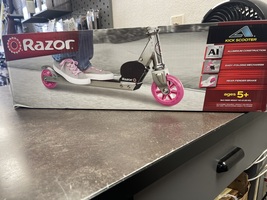 Razor A Pink Kick Scooter Kid Lightweight Foldable Aluminum Frame Adjustable