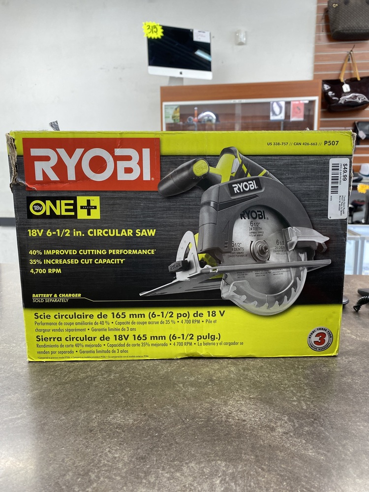 Ryobi P507 18v Circular Saw - Tool Only 