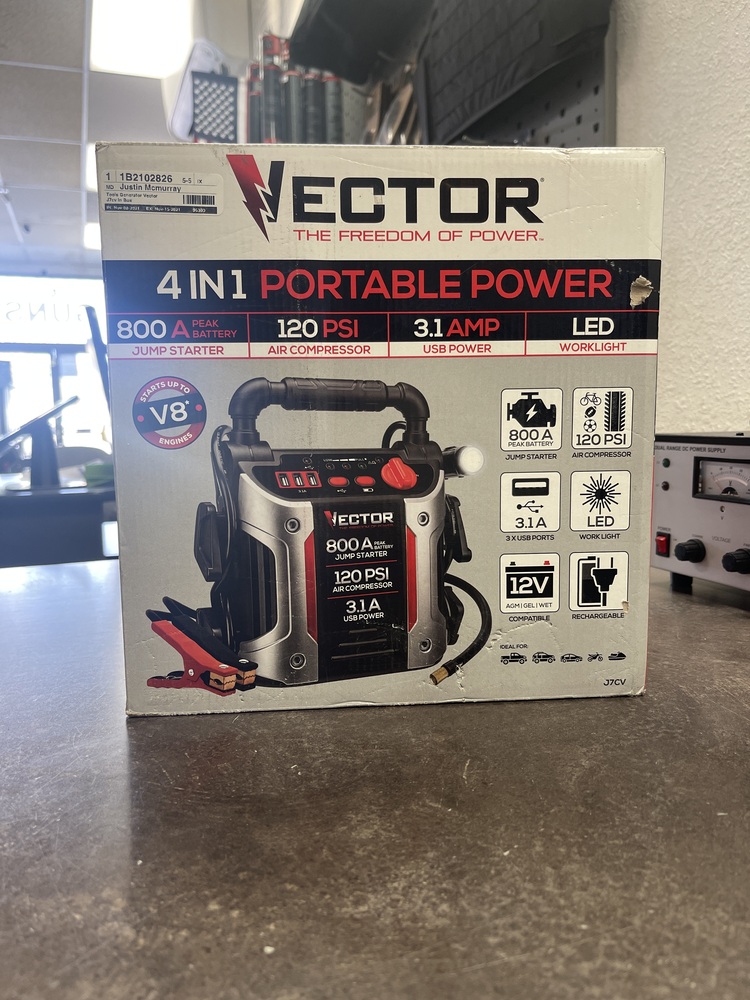 VECTOR THE FREEDOM OF POWER J7CV 4 IN 1 PORTABLE POWER Lambert Pawn Shop