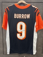 Joe Burrow Bengals Autographed & Inscribed Nike #9 Limited Edition #8 of 9