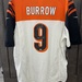 Joe Burrow Autographed Bengals Fanatics Authentic Nike White Game Jersey #1 Pick