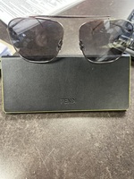 FENDI FF0406/S LIGHT GREY MIRRORED FENDI LABLED ON LENS WITH HARD CASE AND WIPES