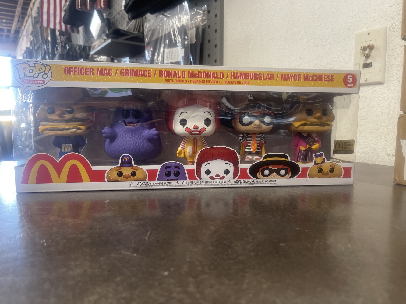 FUNKO POP AD ICON MCDONALDS 5 PACK VINYL FIGURES IN ORIGINAL BOX