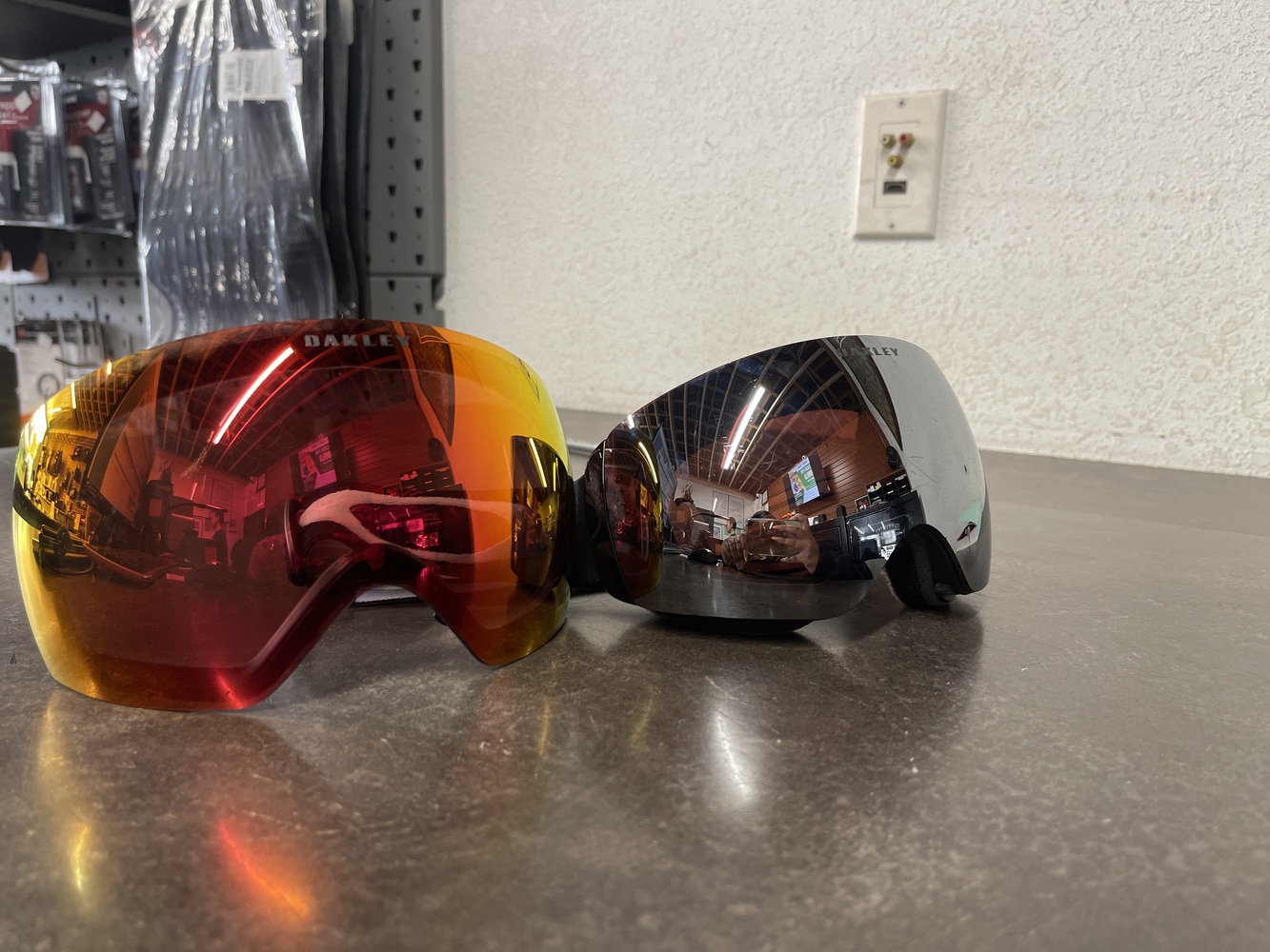 OAKLEY FLIGHT DECK PRIZM MIRROR STYLE/ SUNRISE, SCRATCHES, AND SIGNS OF ...