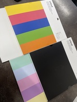 CRICUT SMART STICKER PAPER  CARDSTOCK. PASTELS, BRIGHT BOW, WHITE, AND BLACK.