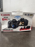 CANON EOS REBEL T7 DSRL CAMERA WITH 18-55MM & 75-300MM LENS BUNDLE 