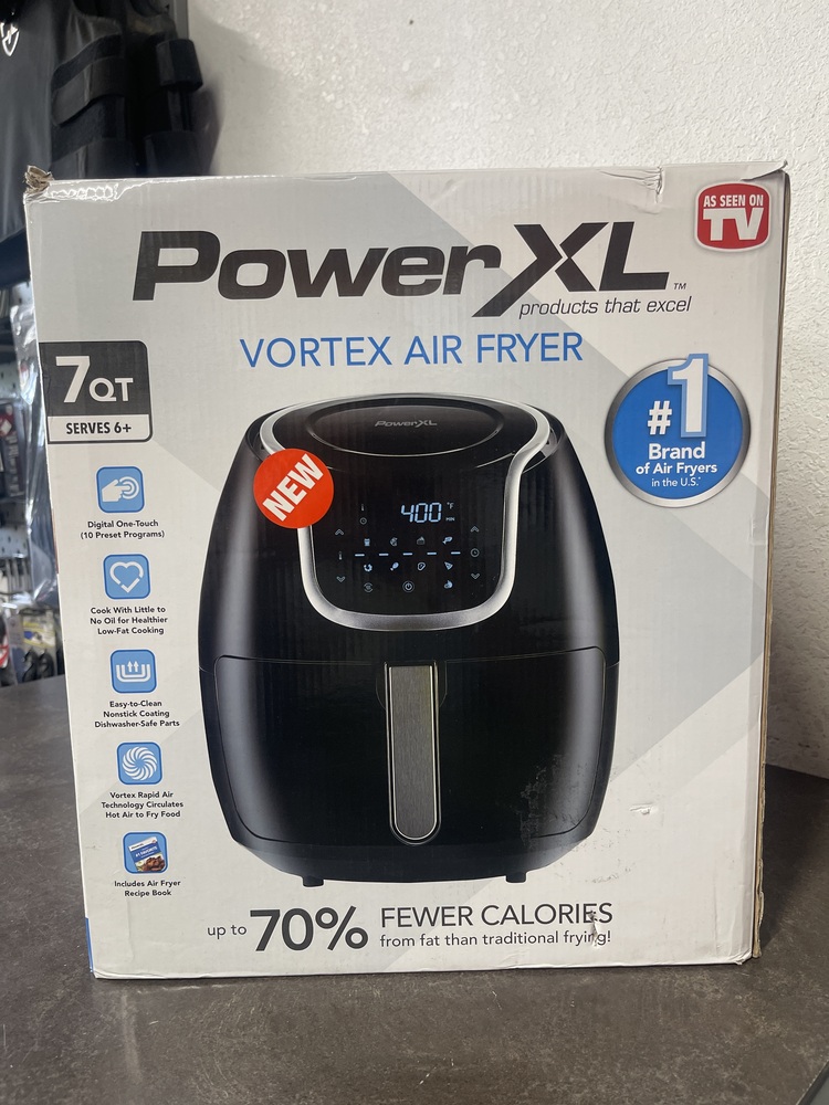 POWER XL 7 QT VORTEX AIR FRYER BLACK ONE SIZE FRYER AIR FRYERS ...